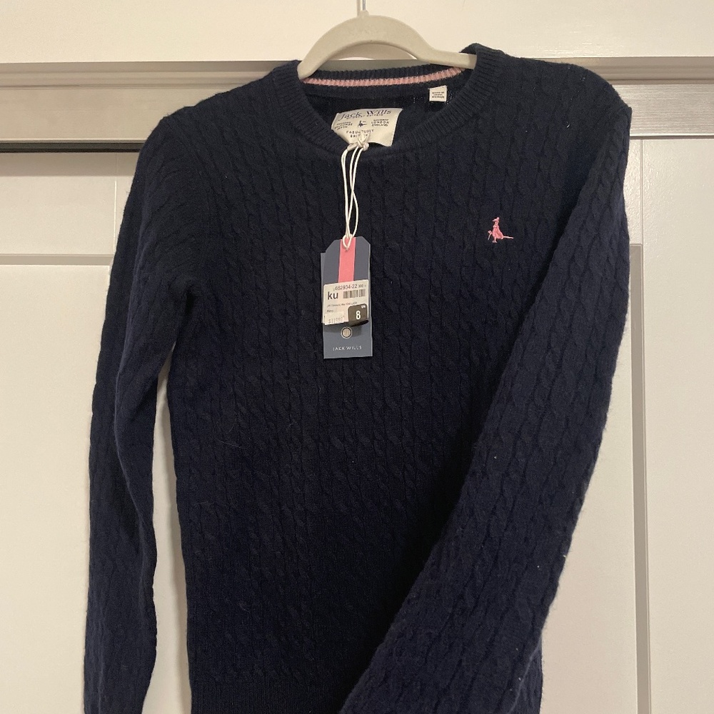 Brand new Jack Wills 100% wool sweater
